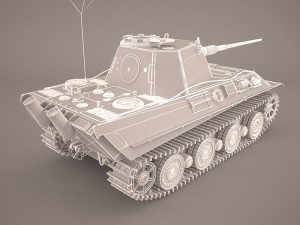 panzer v 4 301 Model 3D