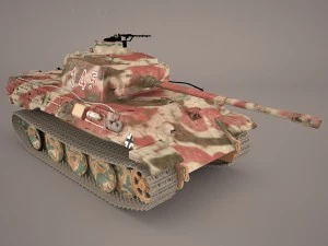 panzer v 4 301 3D Model