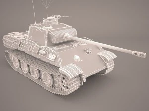 panzer v 4 301 3D Model