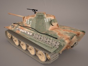 panzer v 4 301 Modèle 3D