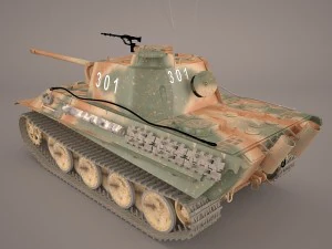 panzer v 4 301 3D Model