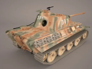 panzer v 4 301 3D Model