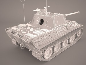 panzer v 4 301 Modèle 3D