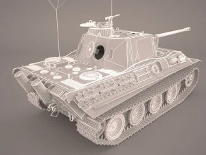 panzer v 4 301 3D Model