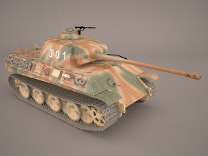 panzer v 4 301 Modèle 3D