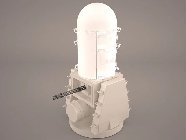 ciws phalanx mk 15 3D Model .c4d .max .obj .3ds .fbx .stl .blend 