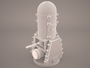 ciws phalanx mk 15 3D मॉडल