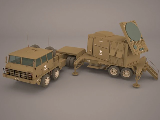 3d hemtt mim-104 patriot sam model 3D Model .c4d .max .obj .3ds .fbx .stl .blend 