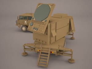 3d hemtt mim-104 patriot sam model Modelo 3D