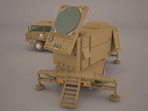 3d hemtt mim-104 patriot sam model 3D Model
