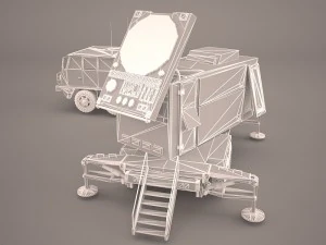 3d hemtt mim-104 patriot sam model 3D Model