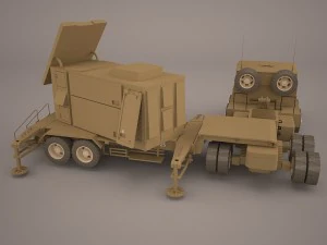 3d hemtt mim-104 patriot sam model 3D Model