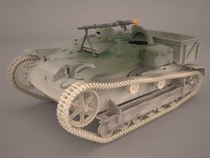 renault ue chenillette tankette 3Dモデル