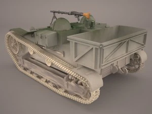 renault ue chenillette tankette 3D Model