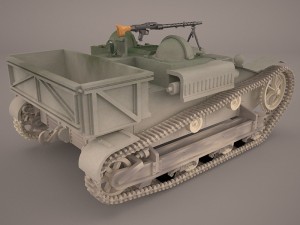renault ue chenillette tankette Modèle 3D