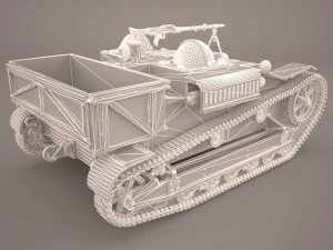 renault ue chenillette tankette 3D Model