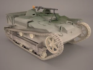 renault ue chenillette tankette 3D Model