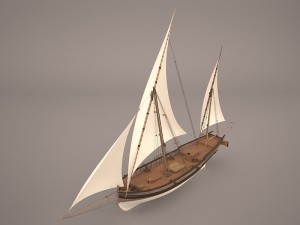 us navy brig eagle 3D Model