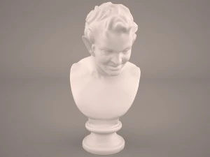 estatua de cara de sátiro Modelo 3D