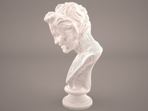 satyr face statue 3D 模型