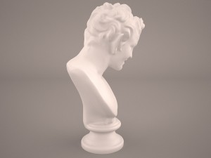 satyr face statue 3D 模型