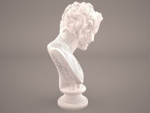 satyr face statue 3D 模型