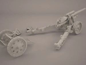 shf-18 howitzer 3D Model