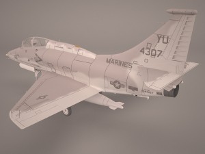 douglas a-4g skyhawk ran 3Dモデル