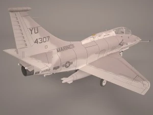 douglas a-4g skyhawk ran 3D Model
