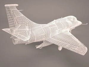 douglas a-4g skyhawk ran 3D Model