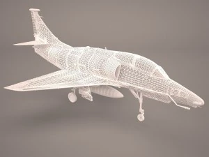 douglas a-4g skyhawk ran 3D Model