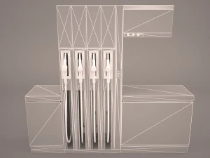 petrol pump 3D Model