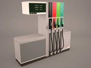 petrol pump 3D Model