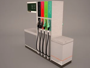 petrol pump 3D Model