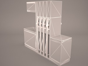 petrol pump Model 3D