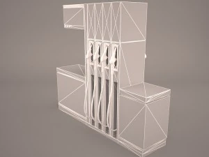 petrol pump 3D Model
