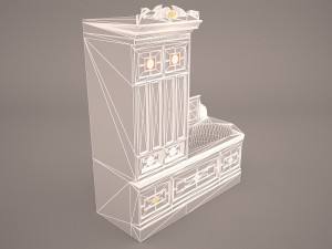 victorian bathroom 3D Model