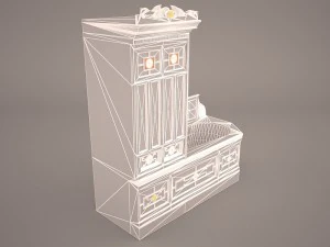 victorian bathroom 3D Model