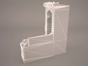 victorian bathroom 3D Model