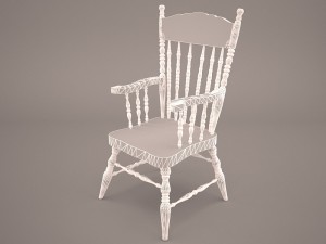 stickback windsor armchair 3D Model