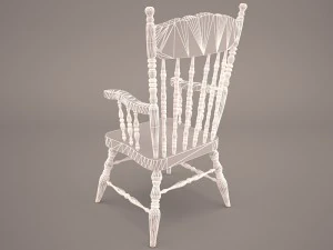 stickback windsor armchair 3D Model