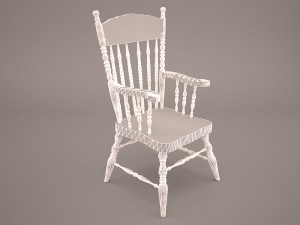 stickback windsor armchair 3D Model