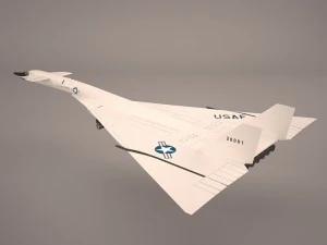 xb-70 valkyrie 3D Model