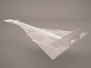 xb-70 valkyrie 3D Model