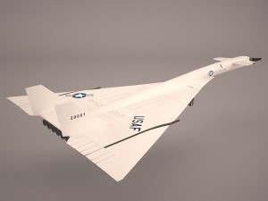 xb-70 valkyrie 3D Model