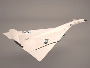 xb-70 valkyrie 3D Model