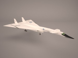xb-70 valkyrie 3D Model