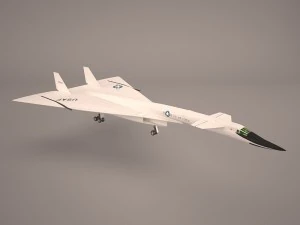 xb-70 valkyrie 3D Model