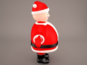 santa claus cartoon 3D Модель