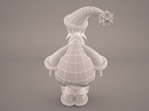 santa claus cartoon 3D-Modell